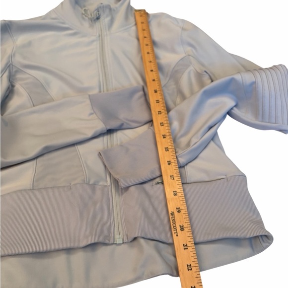 Mondetta Gray Moto Style Zip up-High Neck-2 Front hidden pockets-Size Medium - Picture 2 of 14